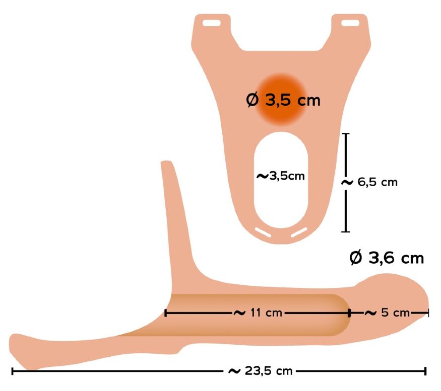 Чоловічий страпон - Strap-On Silicone Sleeve Medium