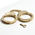 Наручники металеві DS Fetish, золоті