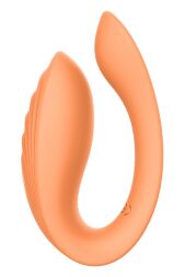 Вибратор для пар на пульте управления DreamToys Glam Couples, оранжевый
