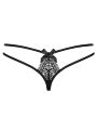 Стринги женские INTENSA DOUBLE THONG Obsessive черный SM