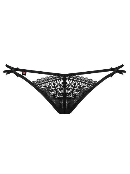 Стринги женские INTENSA DOUBLE THONG Obsessive черный SM