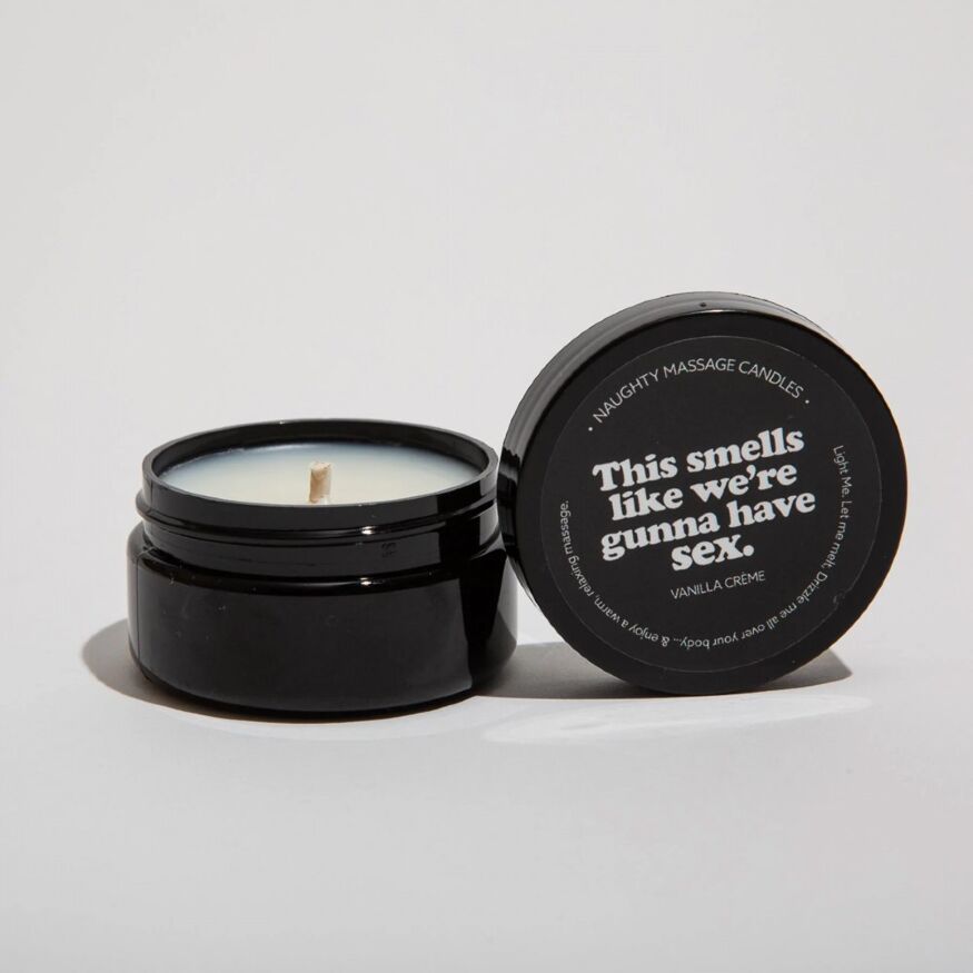 Массажная свеча мини с ароматом ванильного крема This Smells Like Sex 50g
