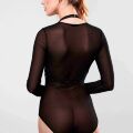 Портупея Bijoux Indiscrets MAZE - Halter Bra Harness Black