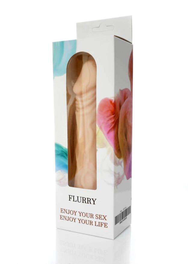 Реалистичный классический вибратор без мошонки- Flurry