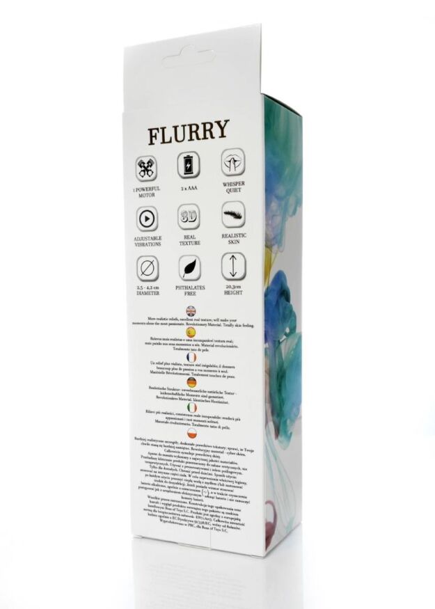 Реалистичный классический вибратор без мошонки- Flurry