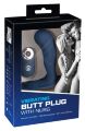 Масажер простати зі стимулятором промежини з пухирцями на поверхні Vibrating Butt Plug With Nubs