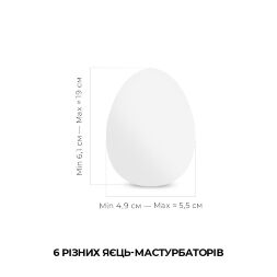 Набір мастурбаторів-яєць Tenga Egg Wonder Pack (6 яєць)
