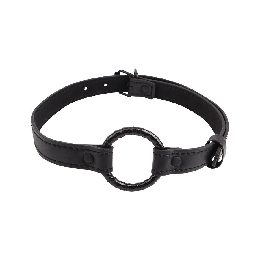Кляп кольцо Black Metal O-Ring Gag Fierce Euphoria Chisa
