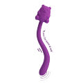 Точечный вибратор для клитора Pretty Love Cute Bear Flirting Stick гнущийся, 13.3 х 1.2 х 2.4 см