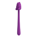 Точечный вибратор для клитора Pretty Love Cute Bear Flirting Stick гнущийся, 13.3 х 1.2 х 2.4 см