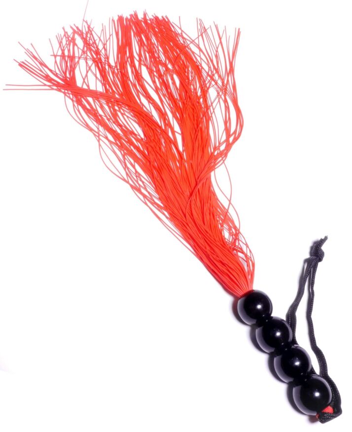 Силиконовый флогер ( длина 37 см ) Fetish Boss Series - Silicone Whip Red 14", BS6100041