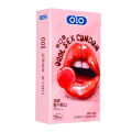 Презервативы для орального секса с ароматом и вкусом клубники OLO - Oral Sex Strawberry, 10 шт