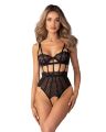 Боди Obsessive Hersis crotchless teddy L/XL
