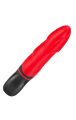 Вибратор с оригинальным дизайном и ребристой поверхностю AMOR BIG VIBRATOR  ANGELUS Red (Приложение НЕ Функционирует!)