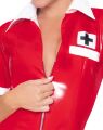 Костюм медсестры красный Vinyl Nurse red M