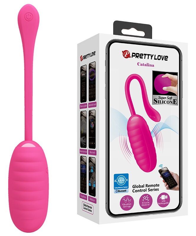 Виброяйцо управляемое смартфоном Pretty Love - Catalina Mobile APP remote control, BI-014654HP