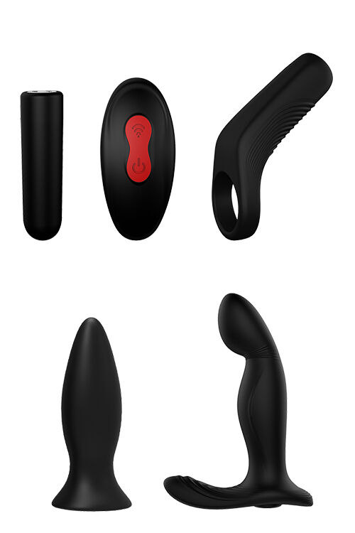 Стимулирующий набор для мужчин LOT OF LOVE DUSKY PLEASURE SET BLACK   