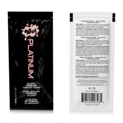 ПРОБНИК Лубрикант на силиконой основе WET Platinum Premium 10 мл