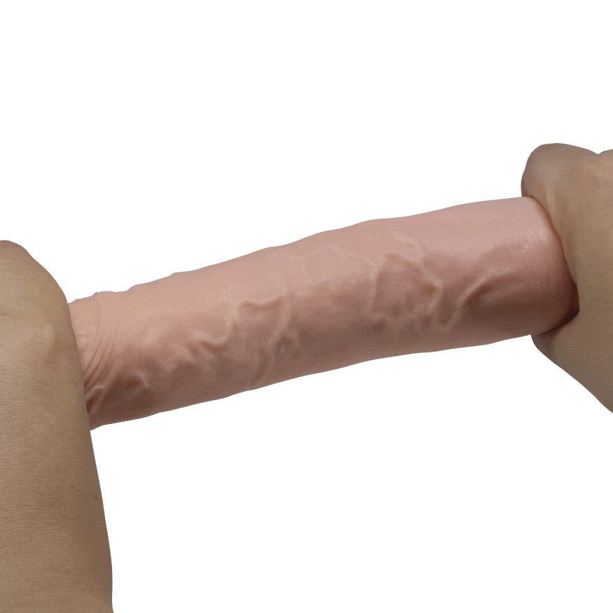 Реалістичний вібратор - Pretty Love Rufus Realistic Vibrating Dildo Flesh