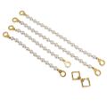 Жемчужные наручники и поножи LOCKINK Pearl Handcuffs &amp; Anklecuffs