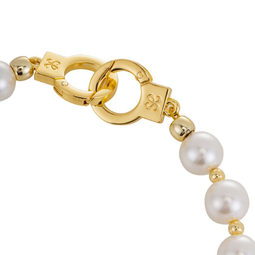 Жемчужные наручники и поножи LOCKINK Pearl Handcuffs &amp; Anklecuffs