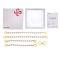 Жемчужные наручники и поножи LOCKINK Pearl Handcuffs &amp; Anklecuffs