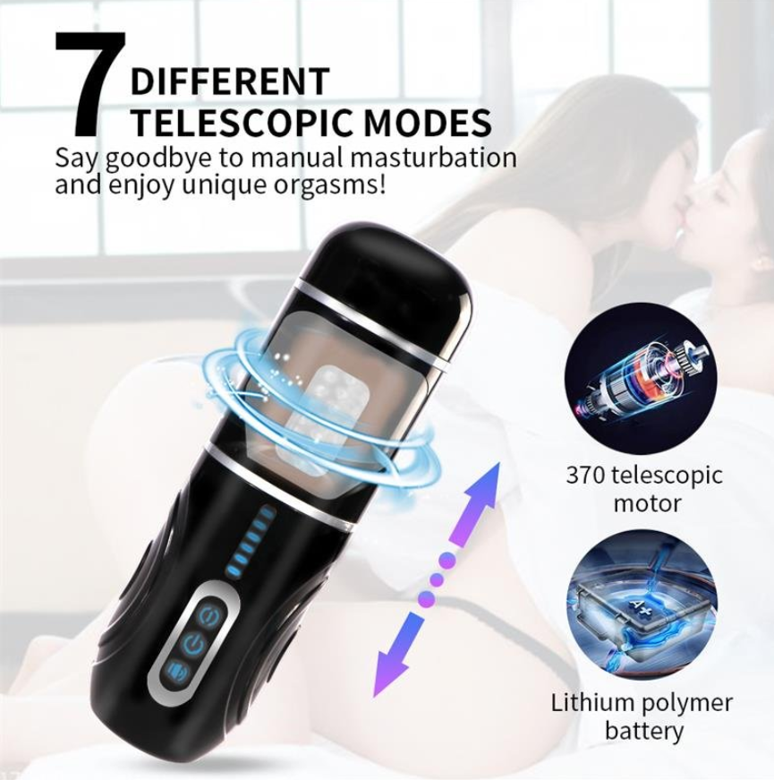 Автоматичний 3D мастурбатор Gia Thrusting Cup-Hand Free