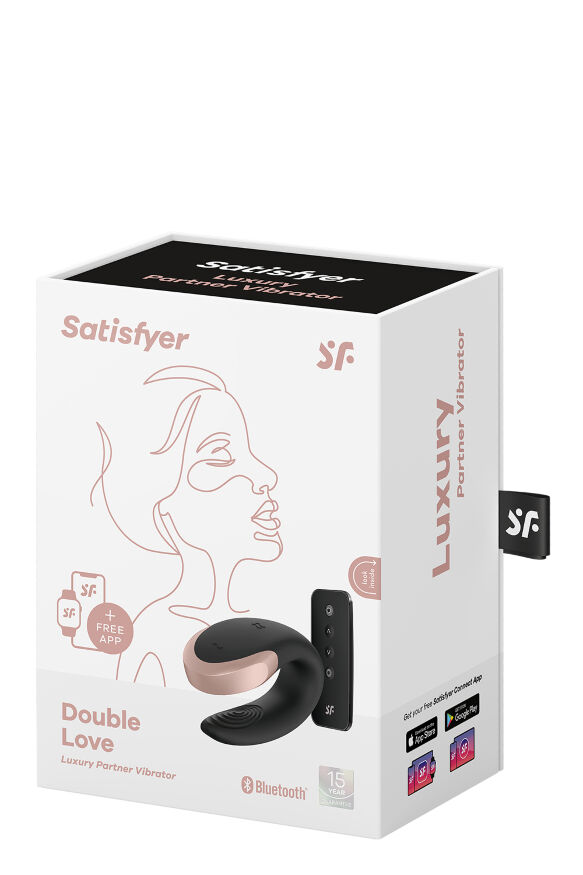 Люксовый Smart вибратор для пар Satisfyer DOUBLE LOVE BLACK