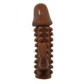 Насадка-презерватив BI-016004-0902S ( коричнева )