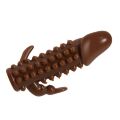 Насадка-презерватив BI-016004-0902S ( коричнева )