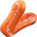 Мастурбатор Tenga Flip Orb  -  Sunset Orange, з можливістю зміни тиску та стимулювальними кульками всередині