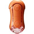 Мастурбатор Tenga Flip Orb  -  Sunset Orange, з можливістю зміни тиску та стимулювальними кульками всередині