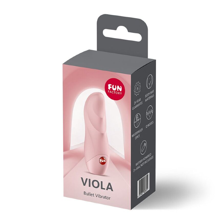 Компактный вибратор Fun Factory Viola Soft Pink