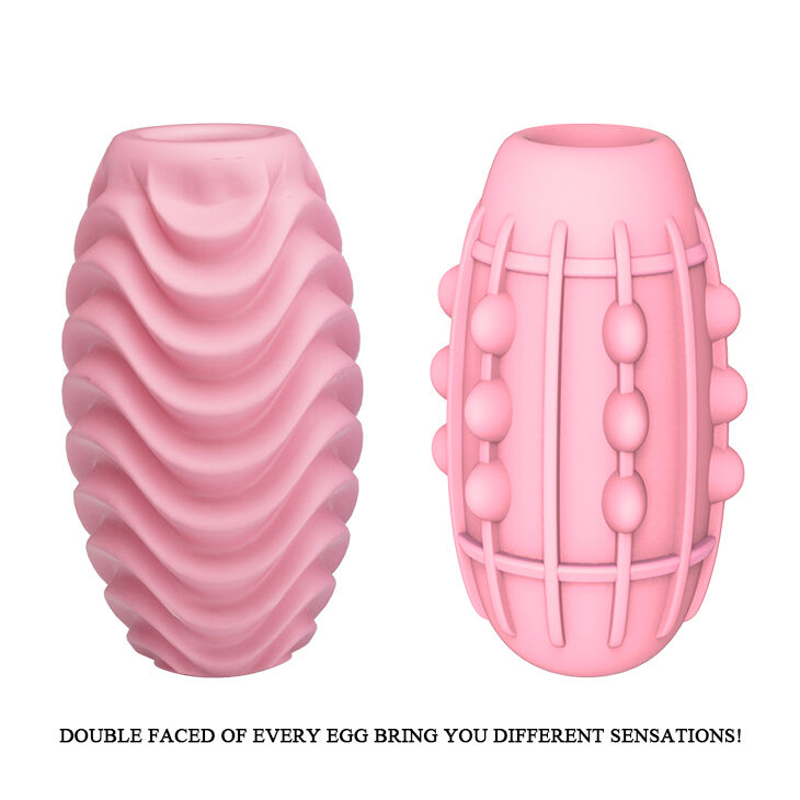 Неймовірний чоловічий мастурбатор у формі мініатюрного яйця Pretty Love Passionate Double-Sided Egg
