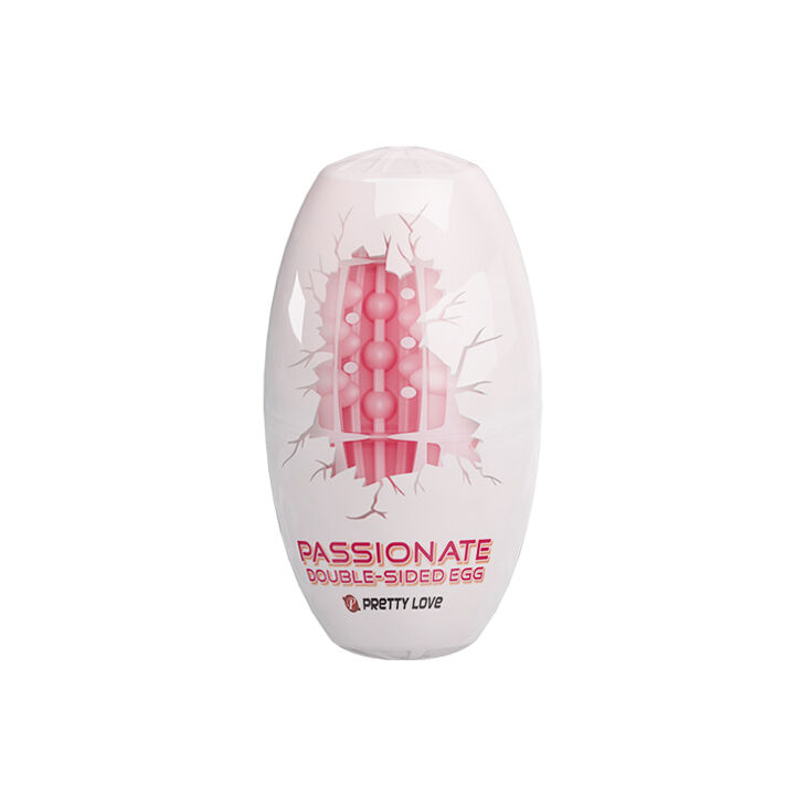 Неймовірний чоловічий мастурбатор у формі мініатюрного яйця Pretty Love Passionate Double-Sided Egg