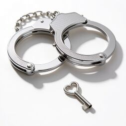 Наручники металеві DS Fetish, срібні