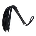 Флоггер из комбинированной кожи Flirty COMBO Leather - Black, BM-00010