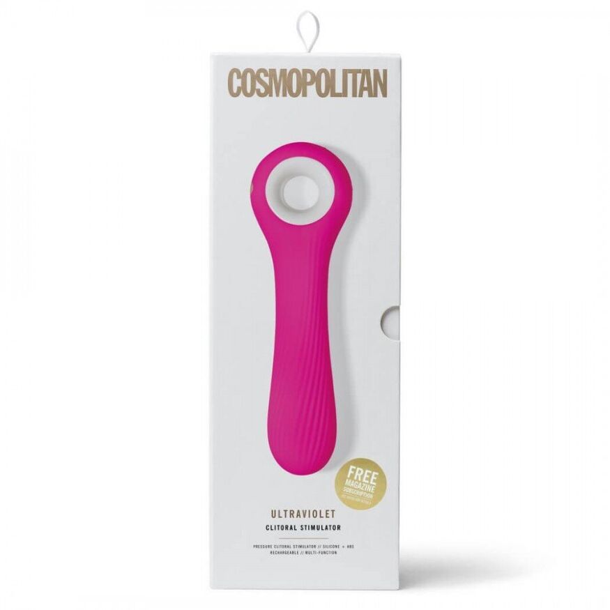 Потужний універсальний перезаряжаючий акумуляторний вібратор Cosmopolitan Ultraviolet Clitoral Stimulator, E29414