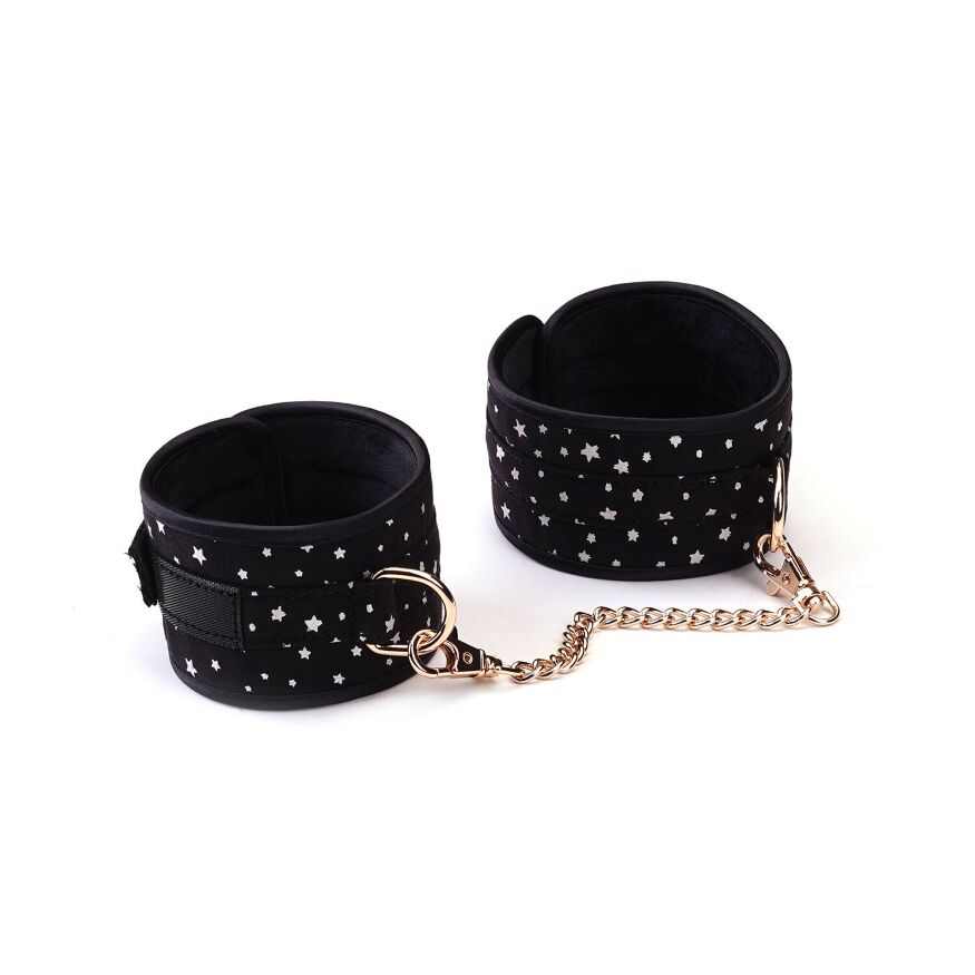 Набор Liebe Seele Stary Nights 7pcs Bondage Kit, фиксаторы, ошейник с поводком, кляп, флоггер, маска