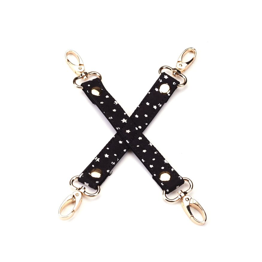 Набор Liebe Seele Stary Nights 7pcs Bondage Kit, фиксаторы, ошейник с поводком, кляп, флоггер, маска