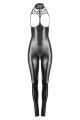 Комбинезон виниловый с открытой грудью Noir Handmade F125 черный, S