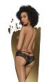 Сексуальні трусики Penthouse Adore me black(M/L)