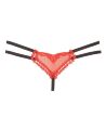 Сексуальные стринги в форме сердца Mandy Mystery с двойной резинкой, L/XL