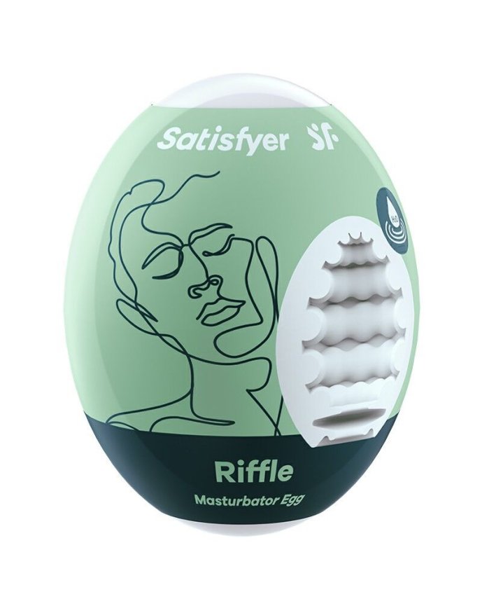 Мастурбатор Satisfyer Masturbator Egg Single Riffle