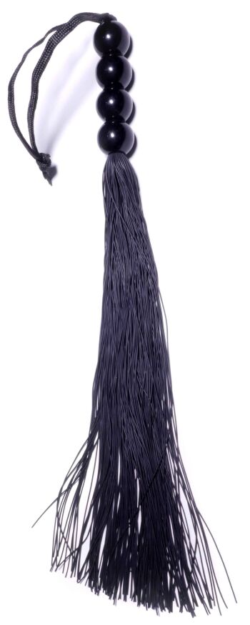 Силиконовый флогер ( длина 37 см ) Fetish Boss Series - Silicone Whip Black 14", BS6100042