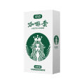 Латексные ультратонкие презервативы в обильной смазке с ароматом кофе OLO - Coffee, 10 шт