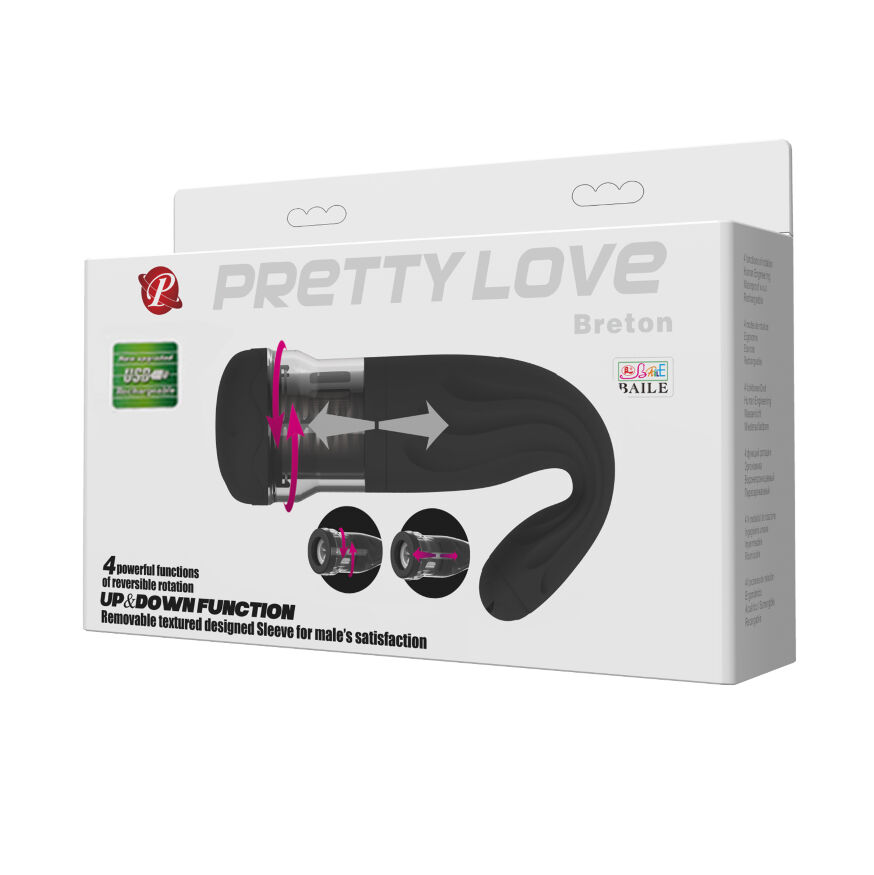 Інноваційний  Мастурбатор - Pretty Love Breton Masturbator(USB)