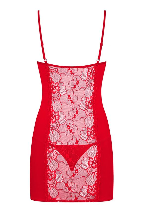 Комплект Obsessive Heartina сорочка и стринги L/XL