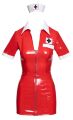 Костюм медсестры красный Vinyl Nurse red XL