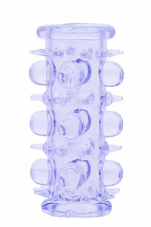Насадка стимулирующая BOSS Stretchy Sleeve Blue, BS6700013